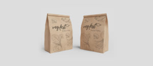 Vegfest Paper Bag Mockup