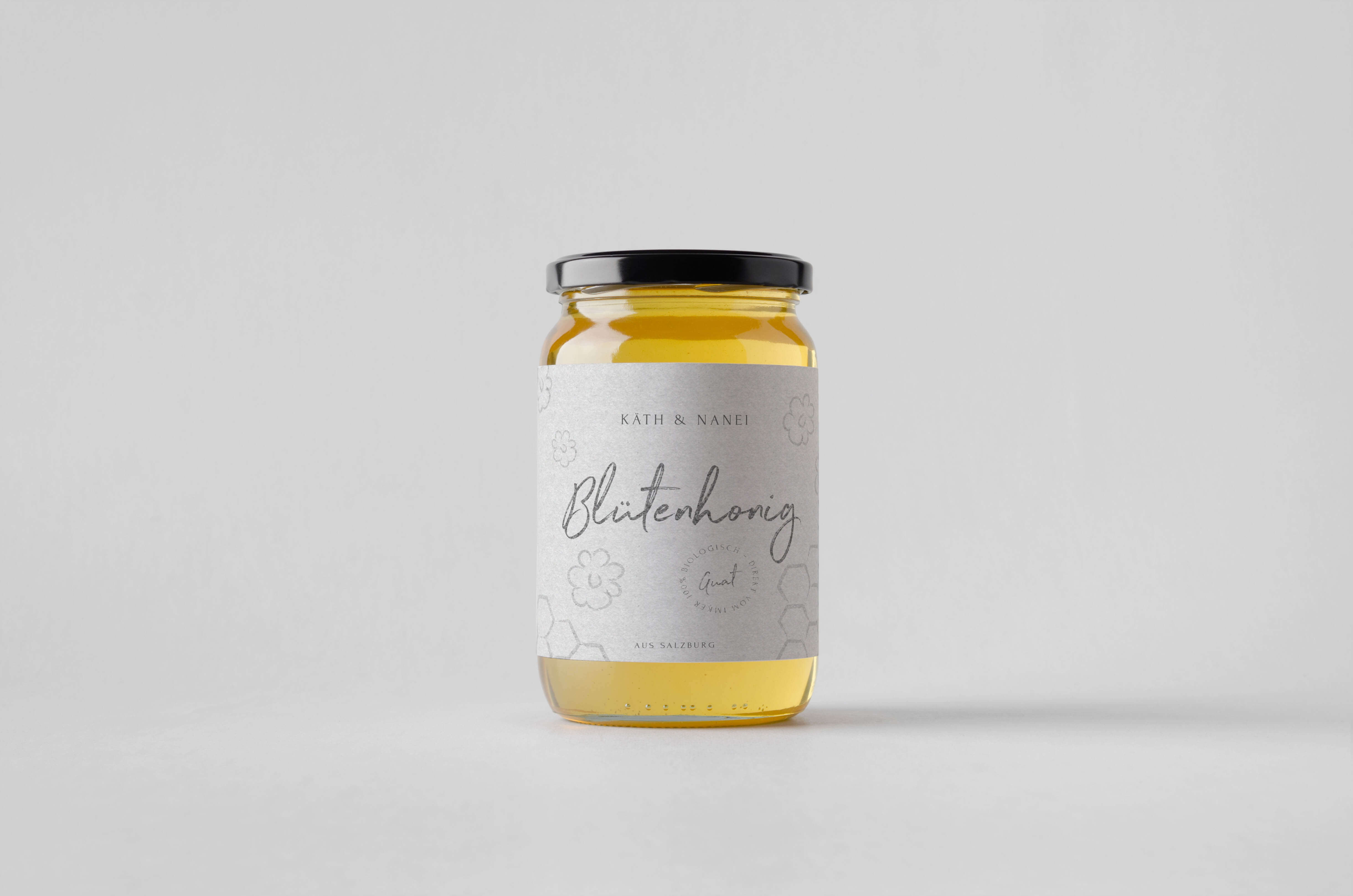 Honey Jar Mock-Up – Blank Label