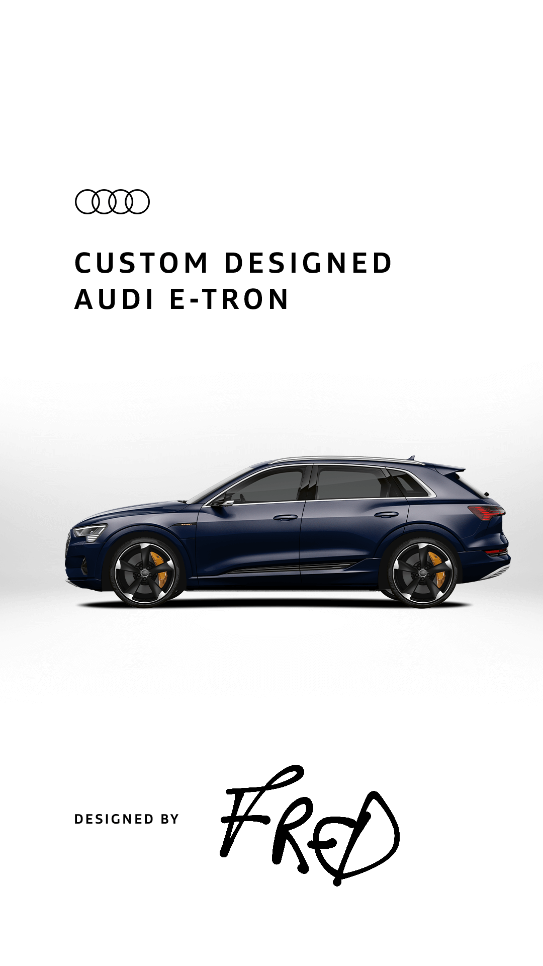 #custometron, Custom Audi e-tron social Campaign, Designed by Philipp Mandler