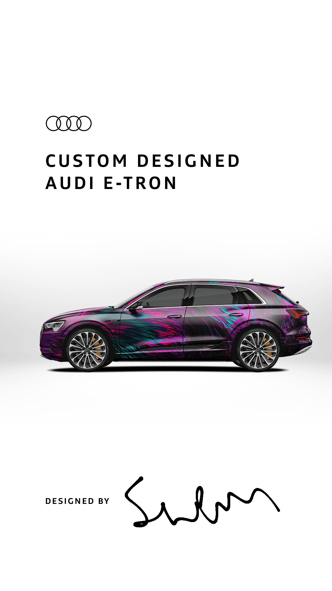 #custometron, Custom Audi e-tron social Campaign, Designed by Philipp Mandler