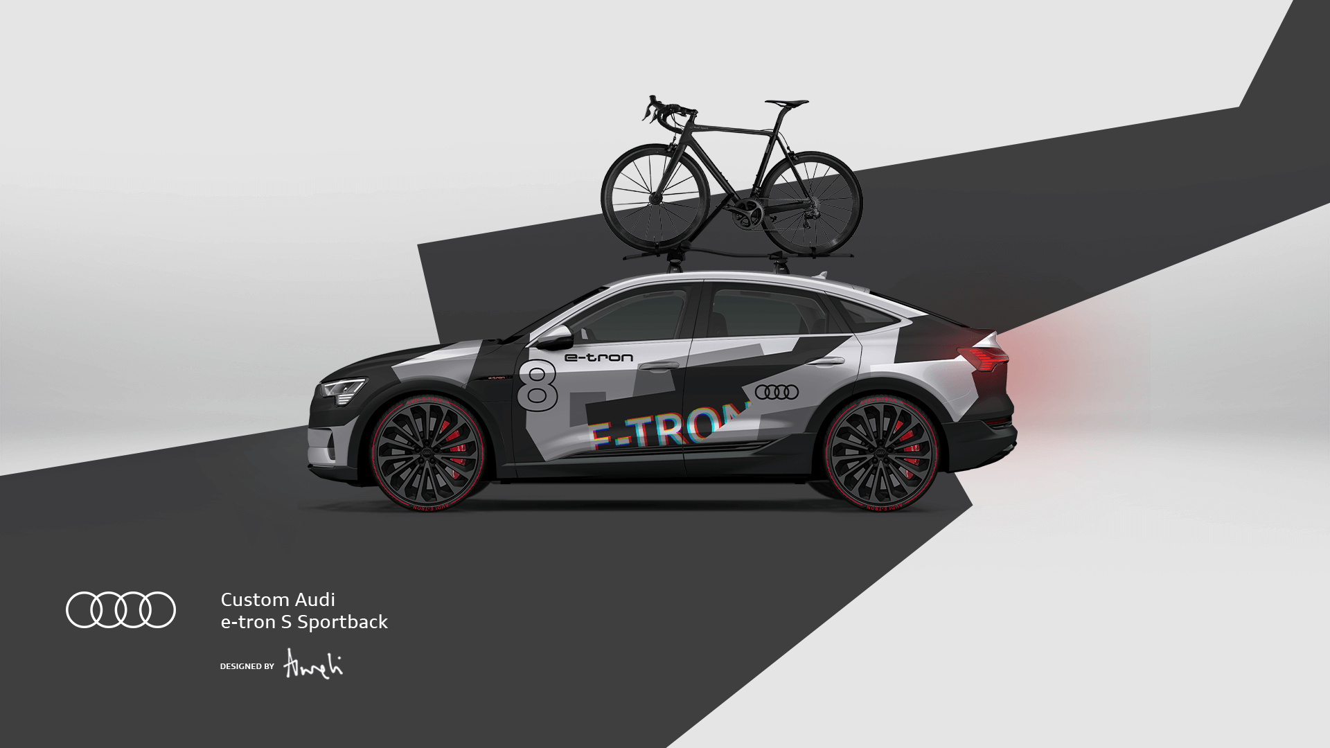 #custometron, Audi Custom e-tron Sportback social Campaign, Designed by Philipp Mandler